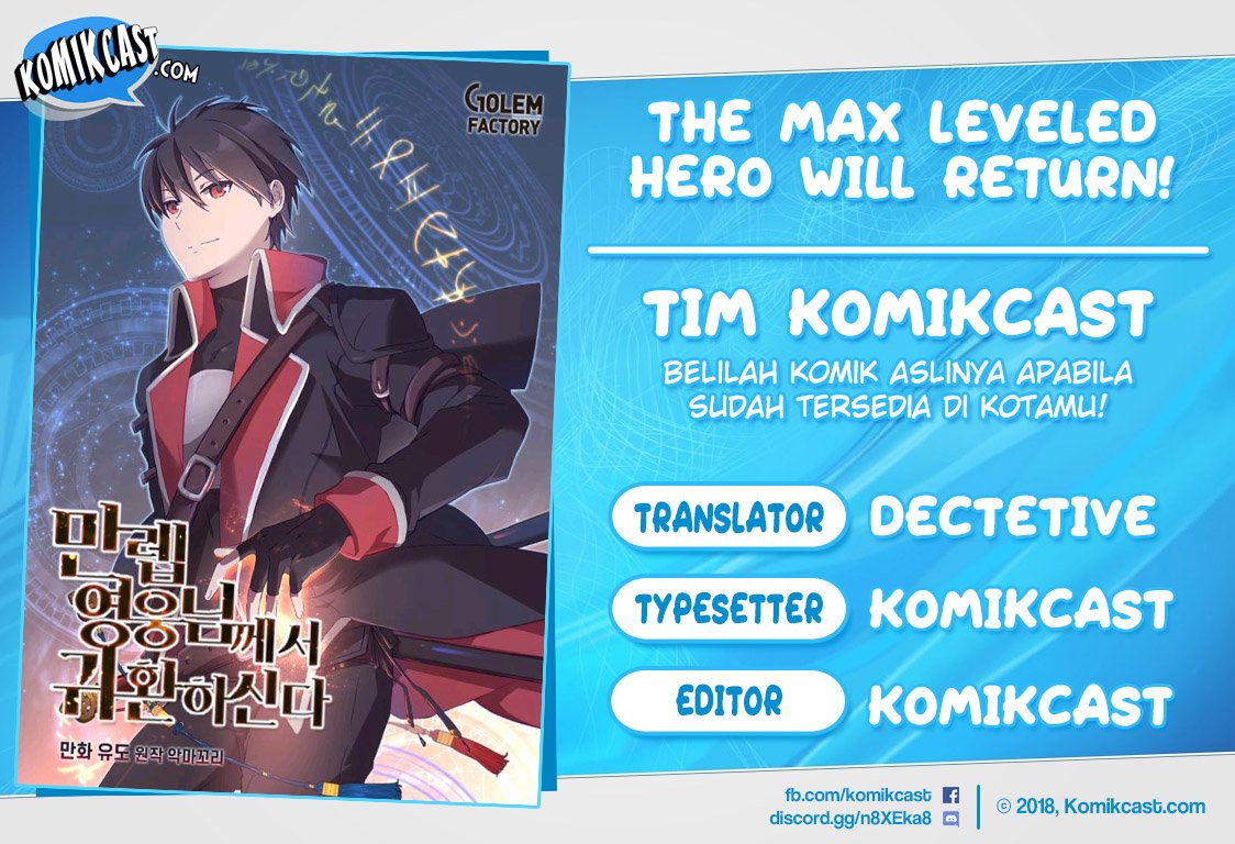 The MAX leveled hero will return! Chapter 01