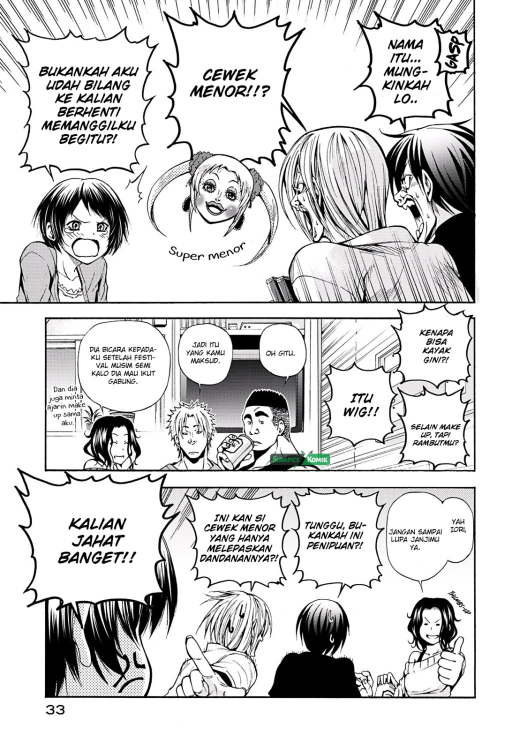Grand Blue Chapter 9 page 33
