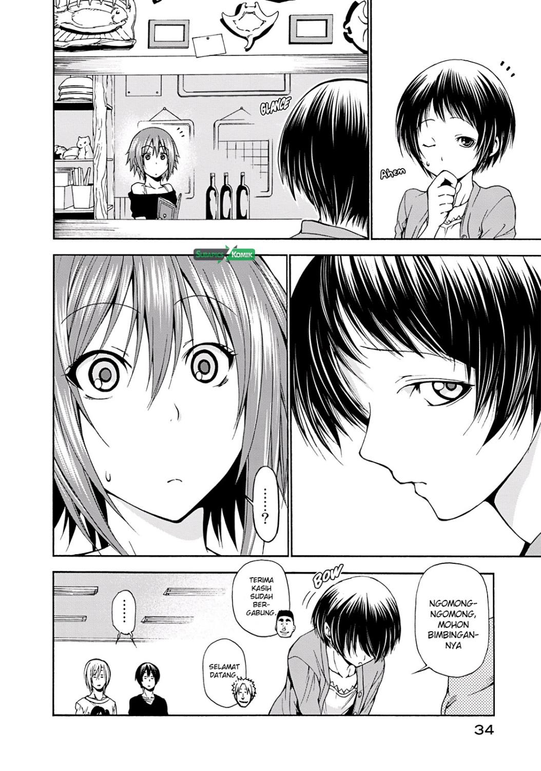 Grand Blue Chapter 9 page 34