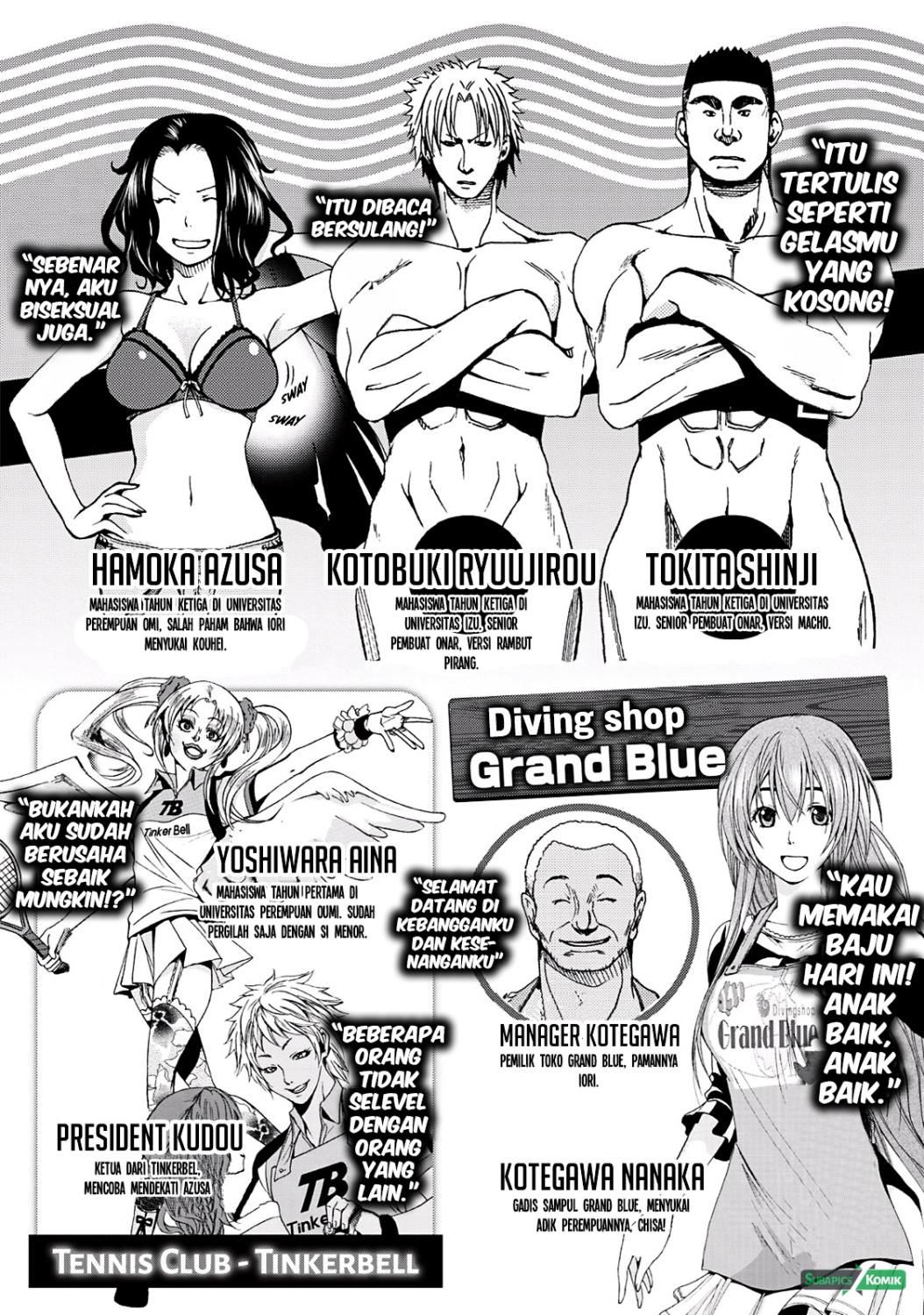 Grand Blue Chapter 9 page 4