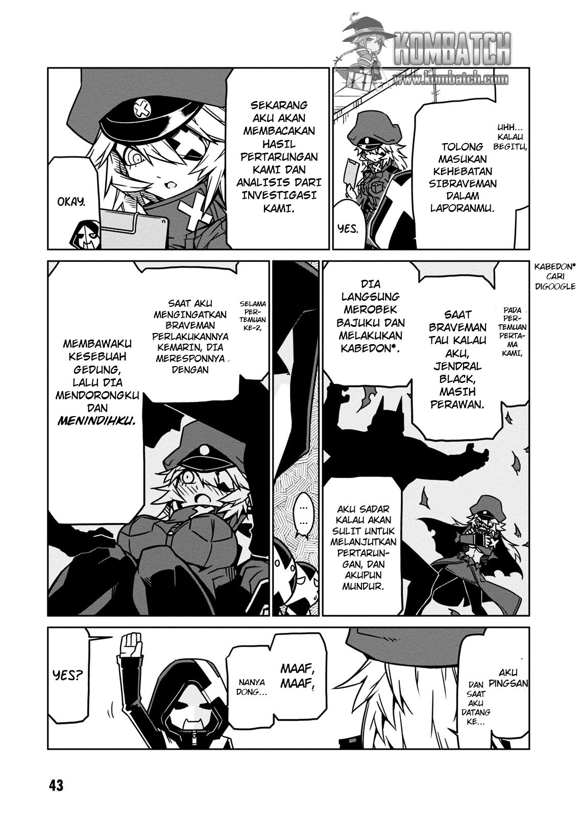 Zannen Jokanbu Black General san Chapter 5
