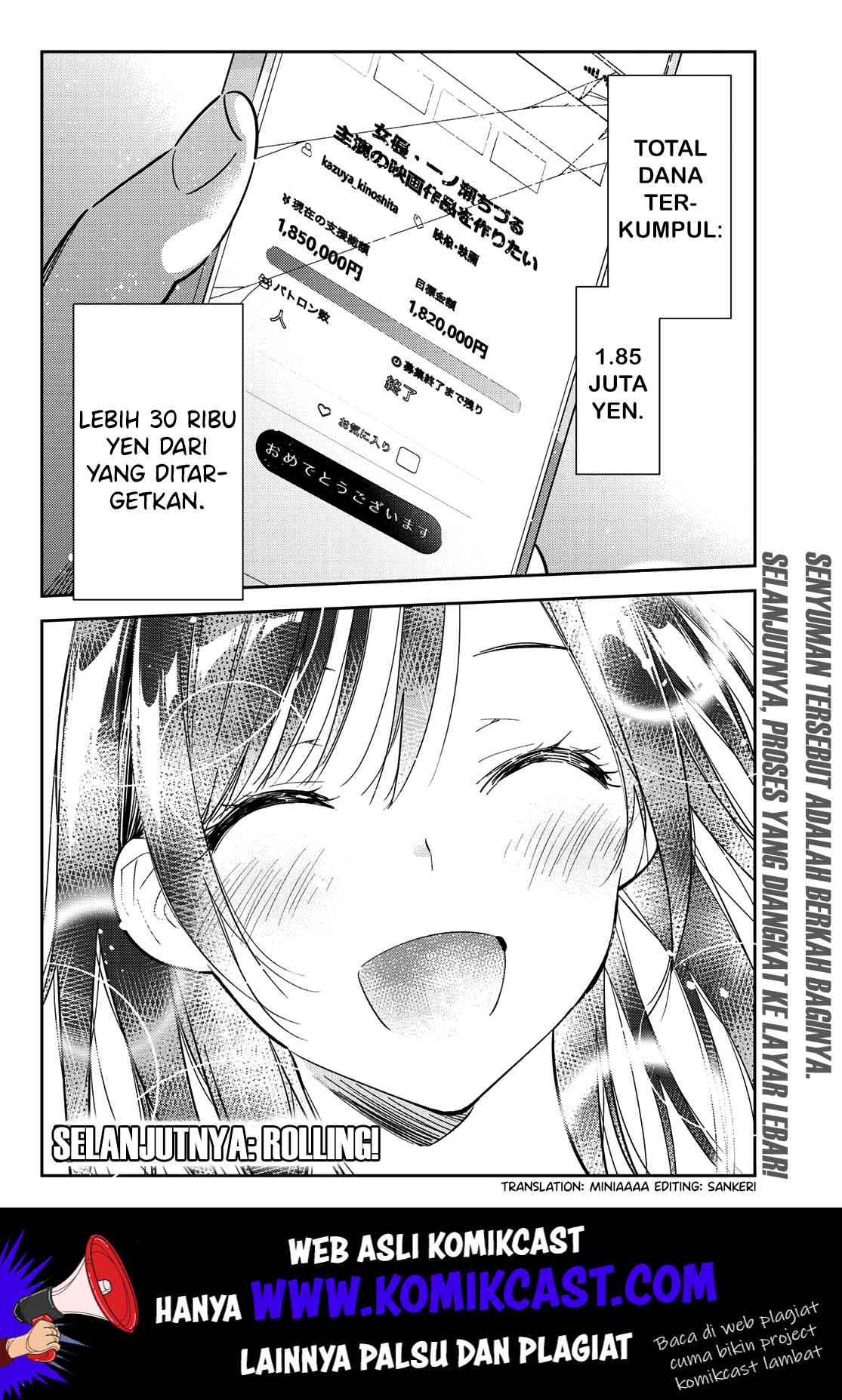 Kanojo, Okarishimasu Chapter 127