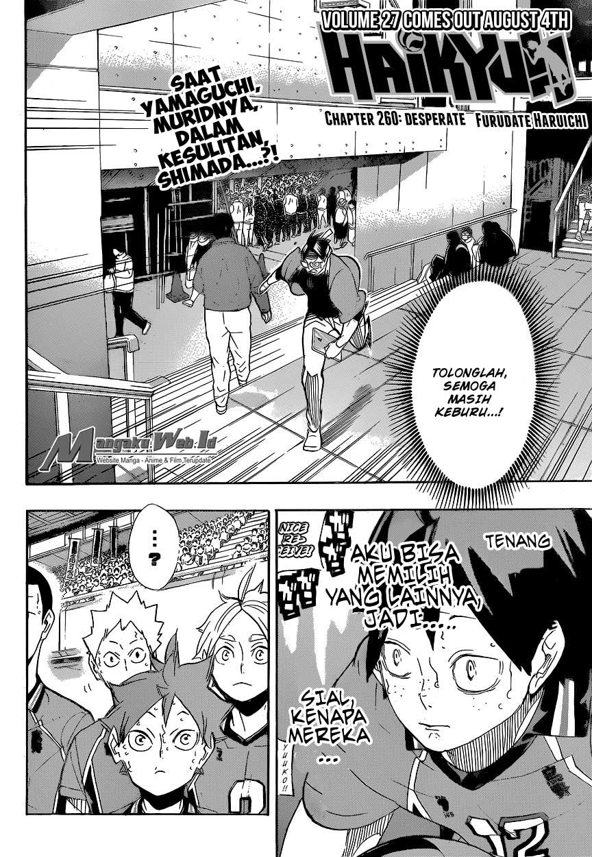 Haikyu!! Chapter 260