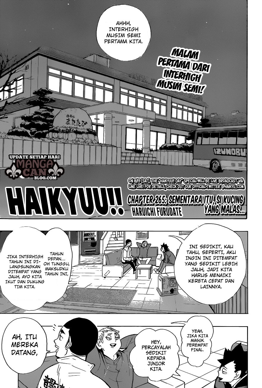 Haikyu!! Chapter 265