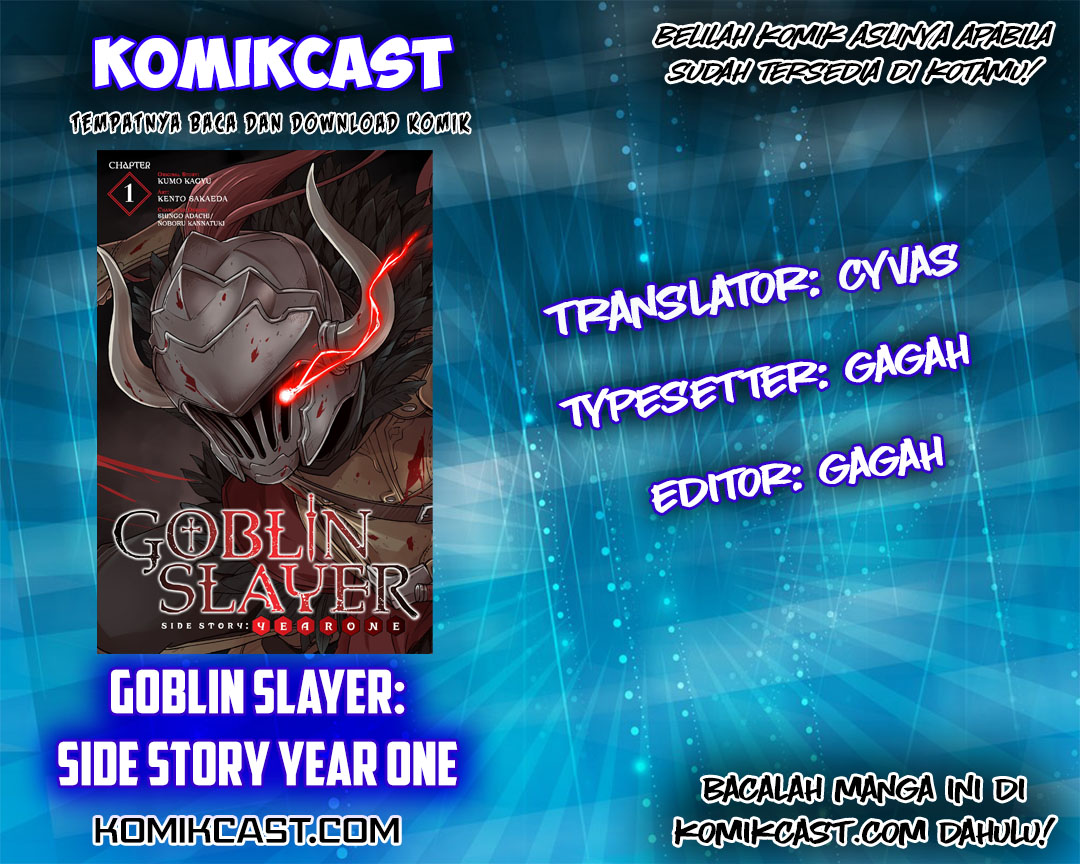 Goblin Slayer Gaiden: Year One Chapter 11 Bahasa Indonesia page 0