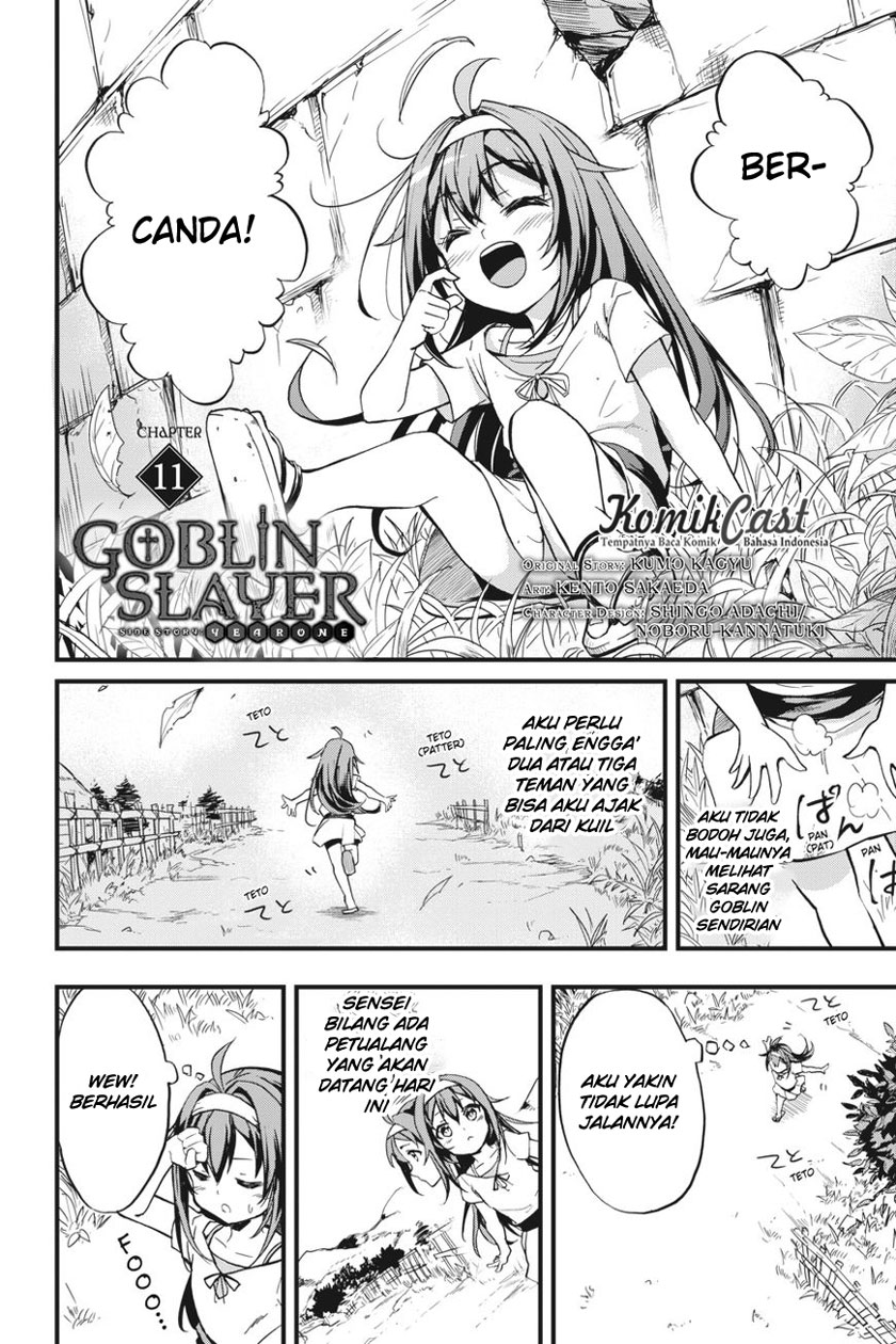 Goblin Slayer Gaiden: Year One Chapter 11 Bahasa Indonesia page 3