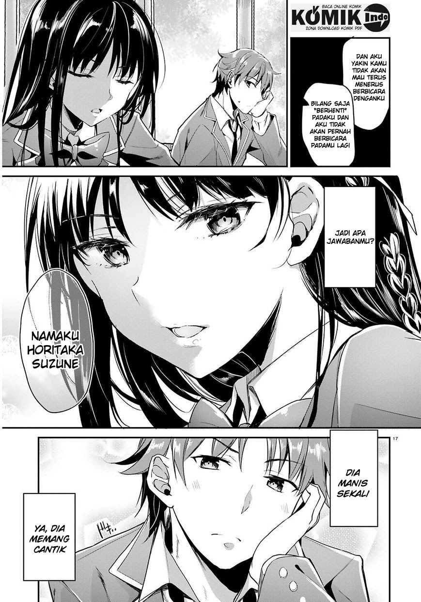 Youkoso Jitsuryoku Shijou Shugi no Kyoushitsu e Chapter 01