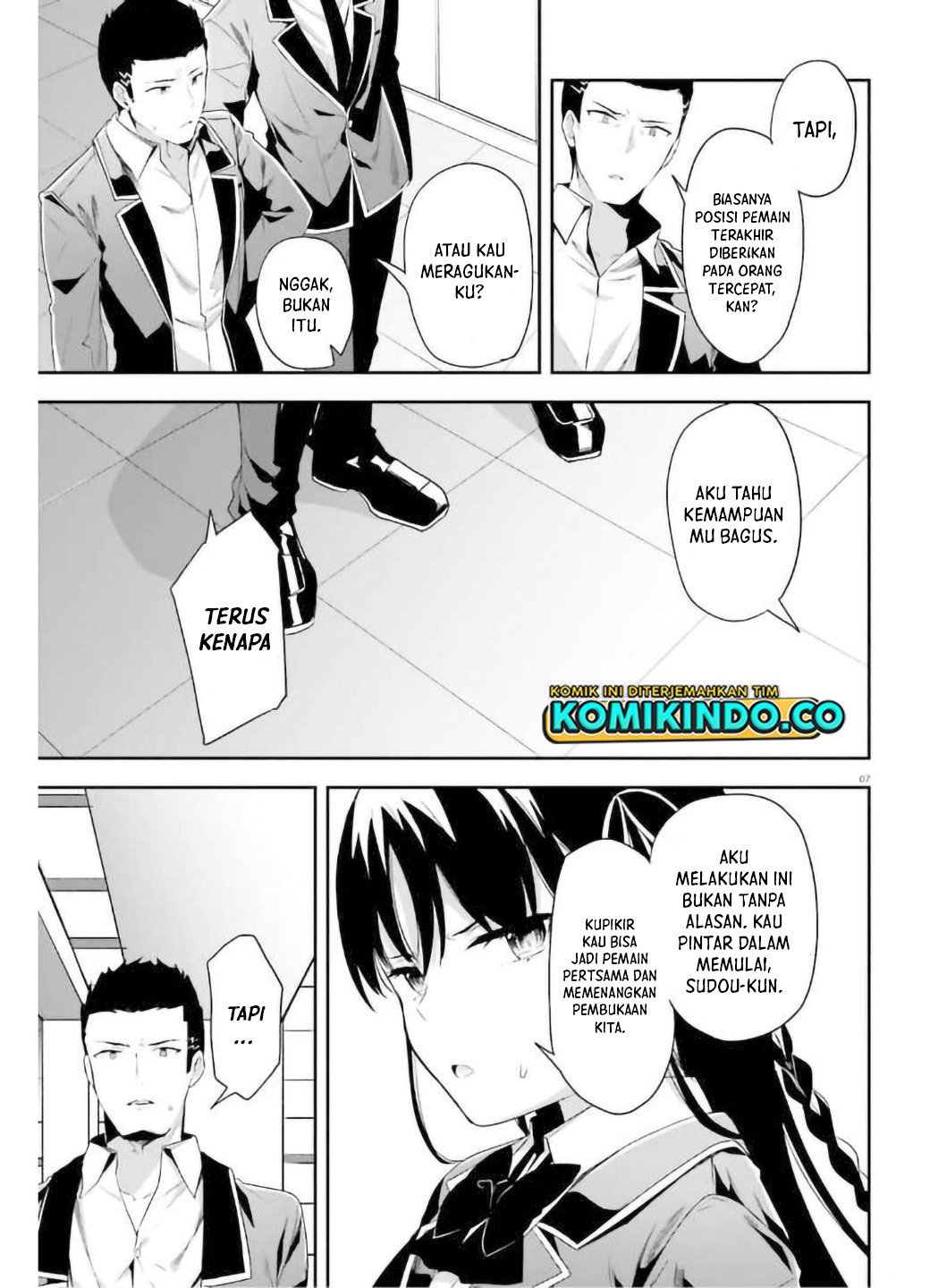 Youkoso Jitsuryoku Shijou Shugi no Kyoushitsu e Chapter 63