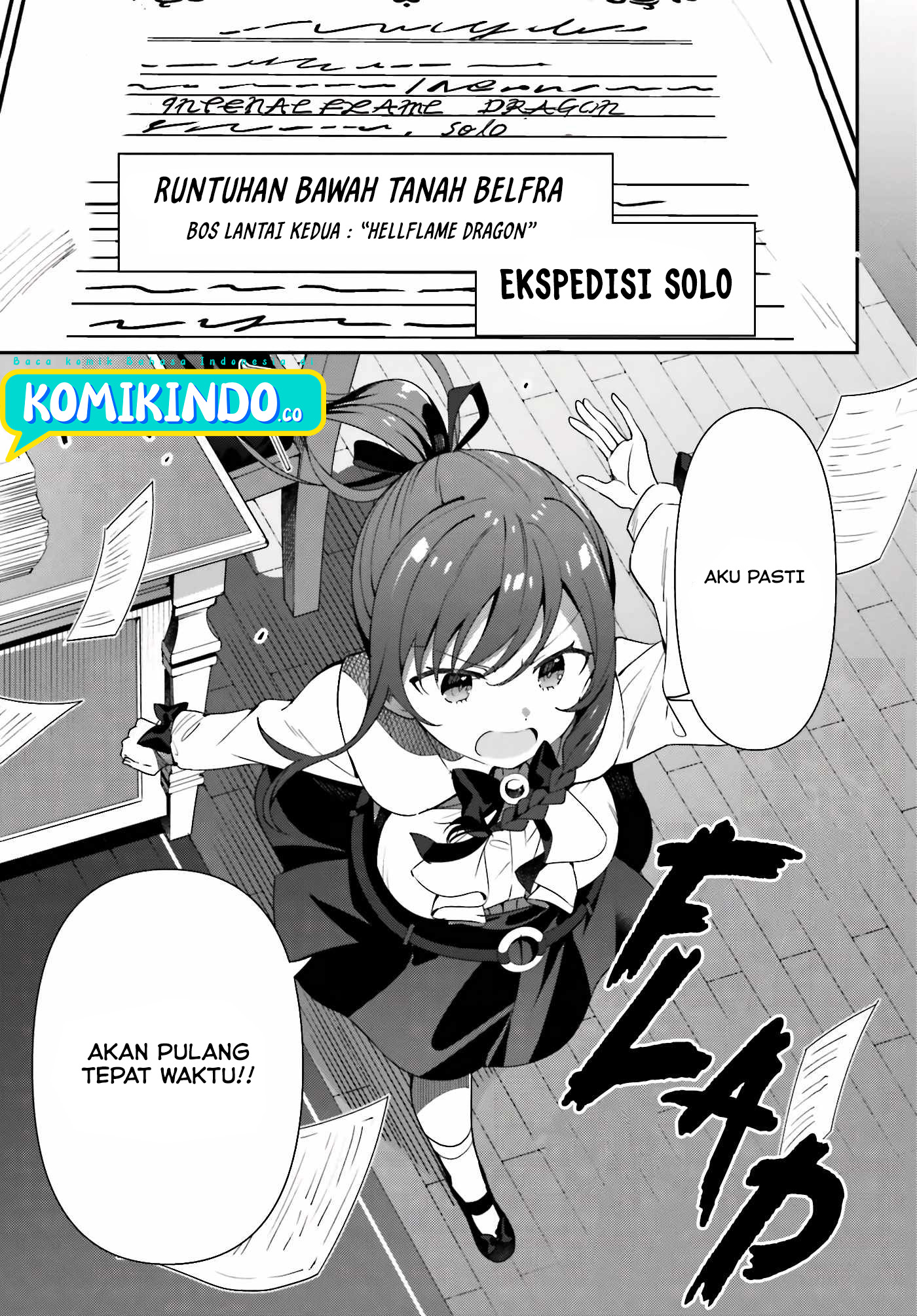 Guild no Uketsukejou desu ga, Zangyou wa Iyananode Boss wo Solo Tobatsu shiyou to Omoimasu Chapter 01