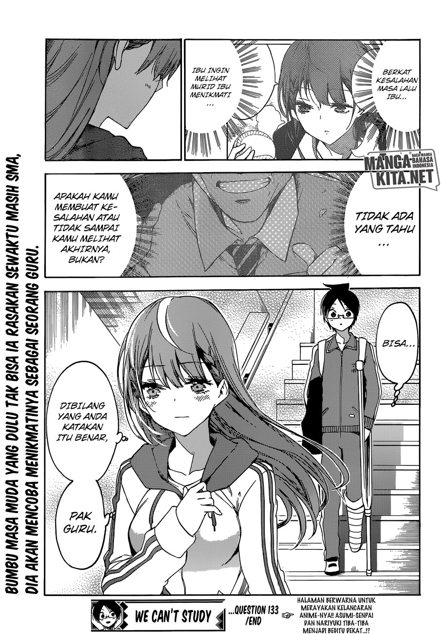 Bokutachi wa Benkyou ga Dekinai Chapter 133