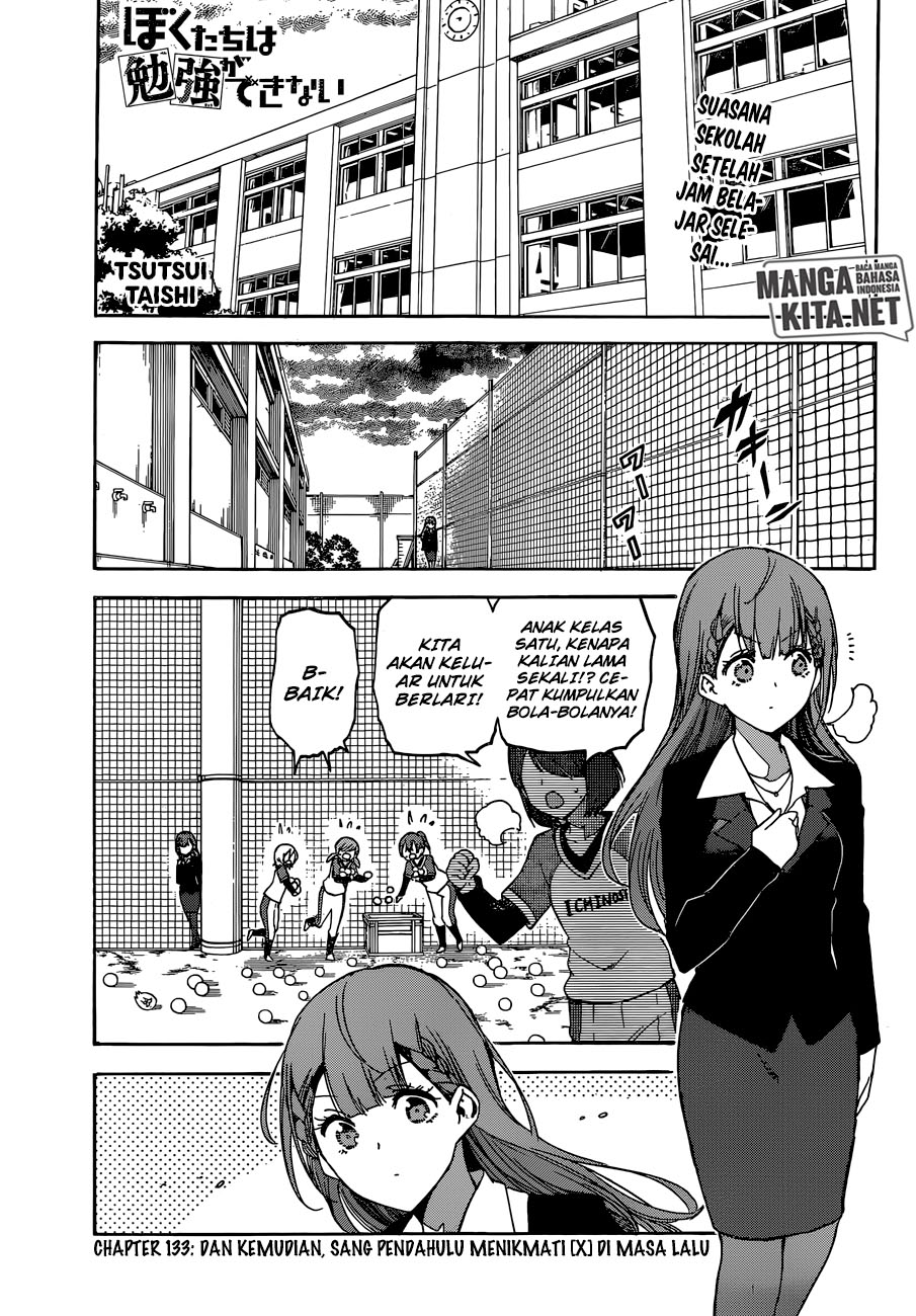 Bokutachi wa Benkyou ga Dekinai Chapter 133