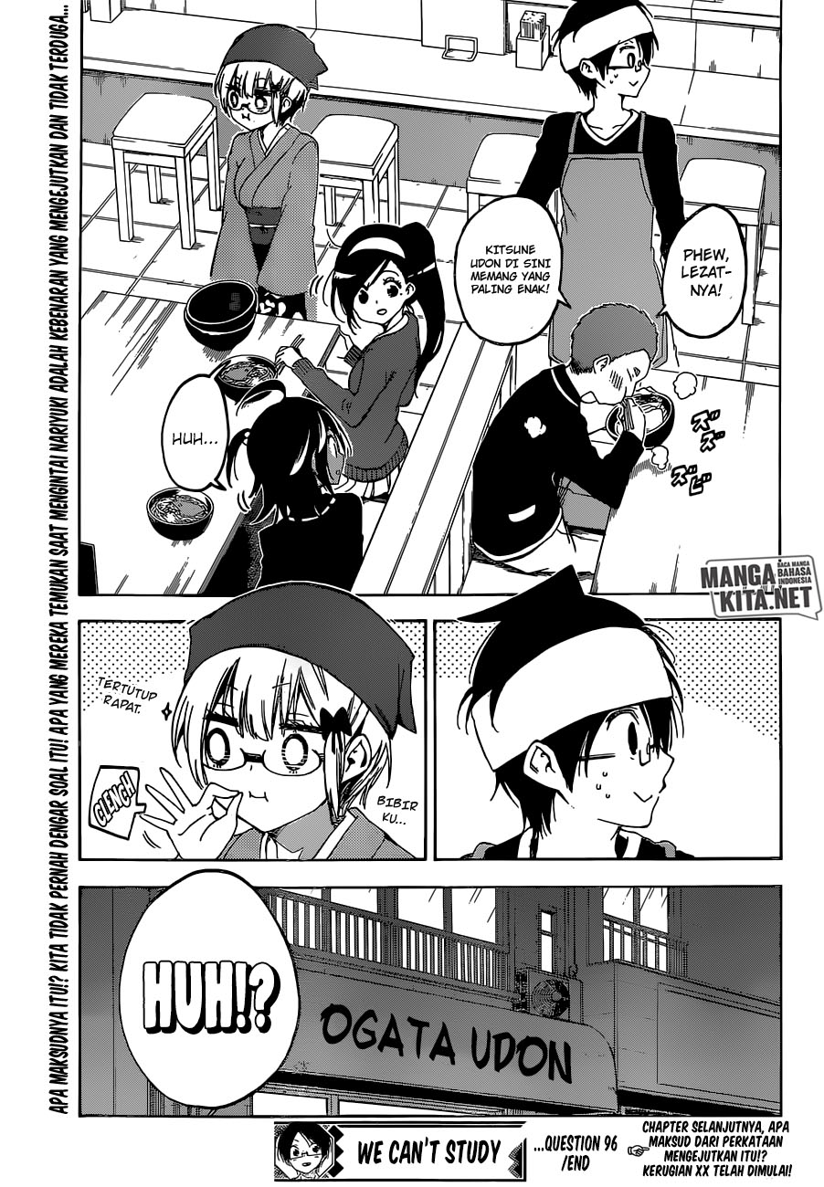 Bokutachi wa Benkyou ga Dekinai Chapter 96