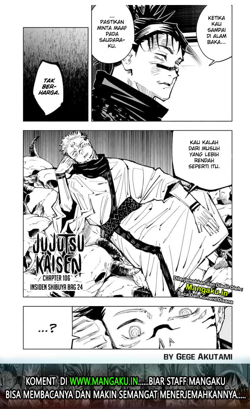 Jujutsu Kaisen Chapter 106