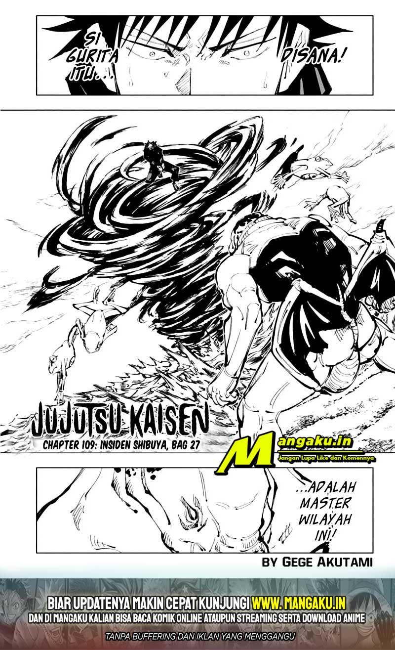 Jujutsu Kaisen Chapter 109