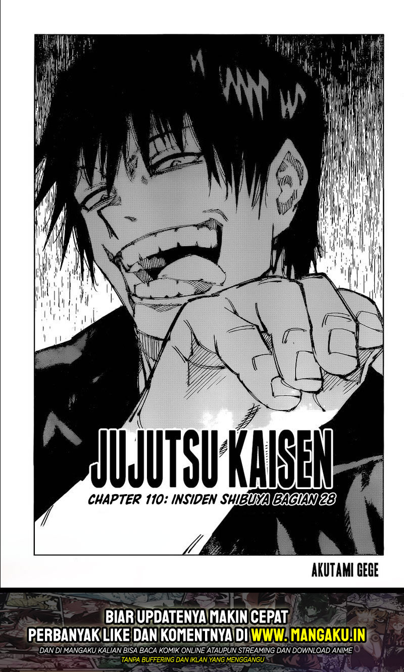 Jujutsu Kaisen Chapter 110