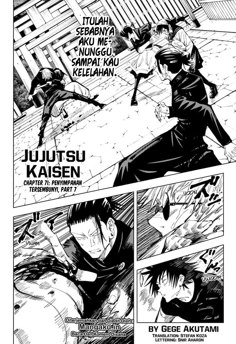 Jujutsu Kaisen Chapter 71