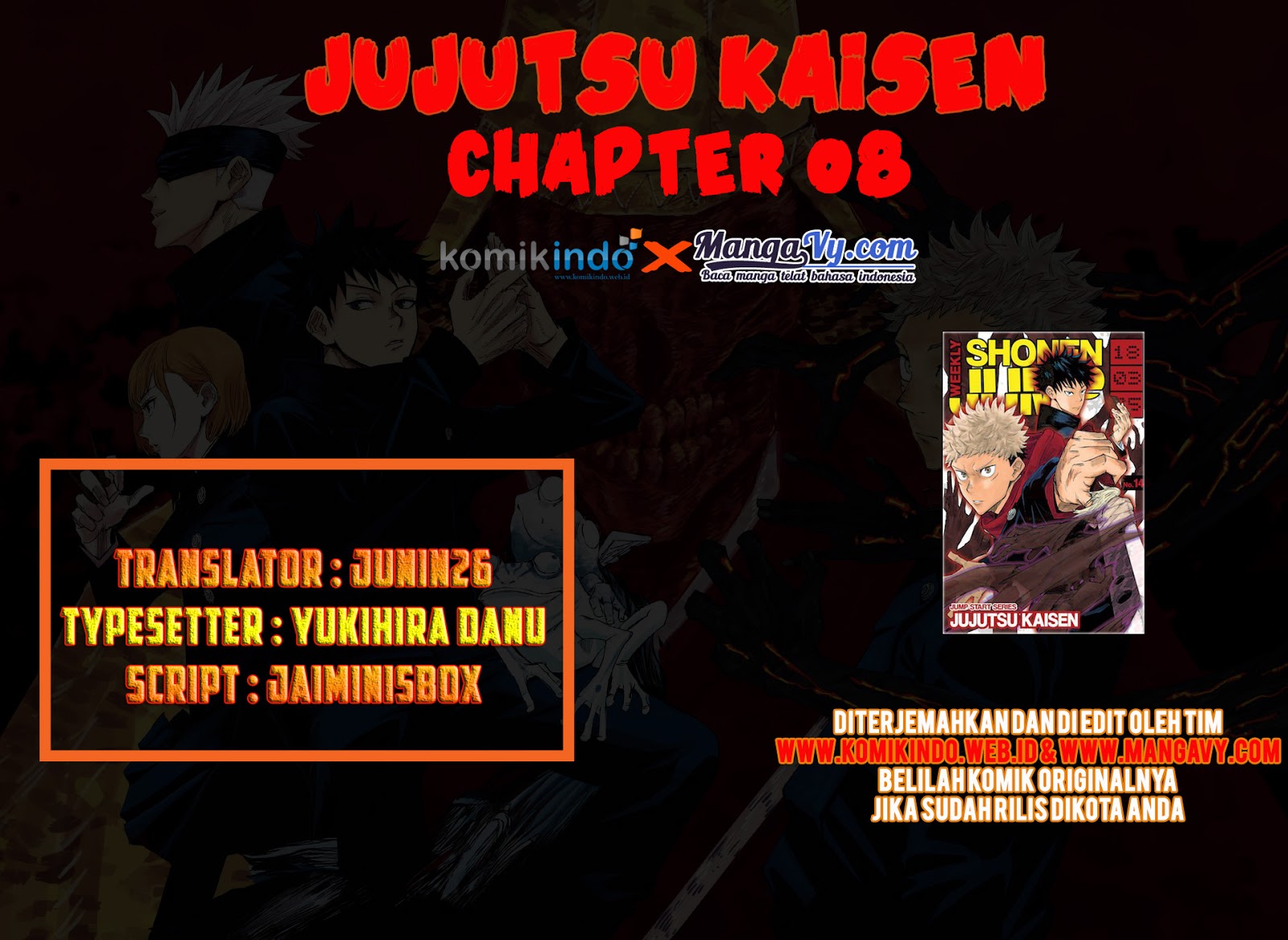 Jujutsu Kaisen Chapter 8