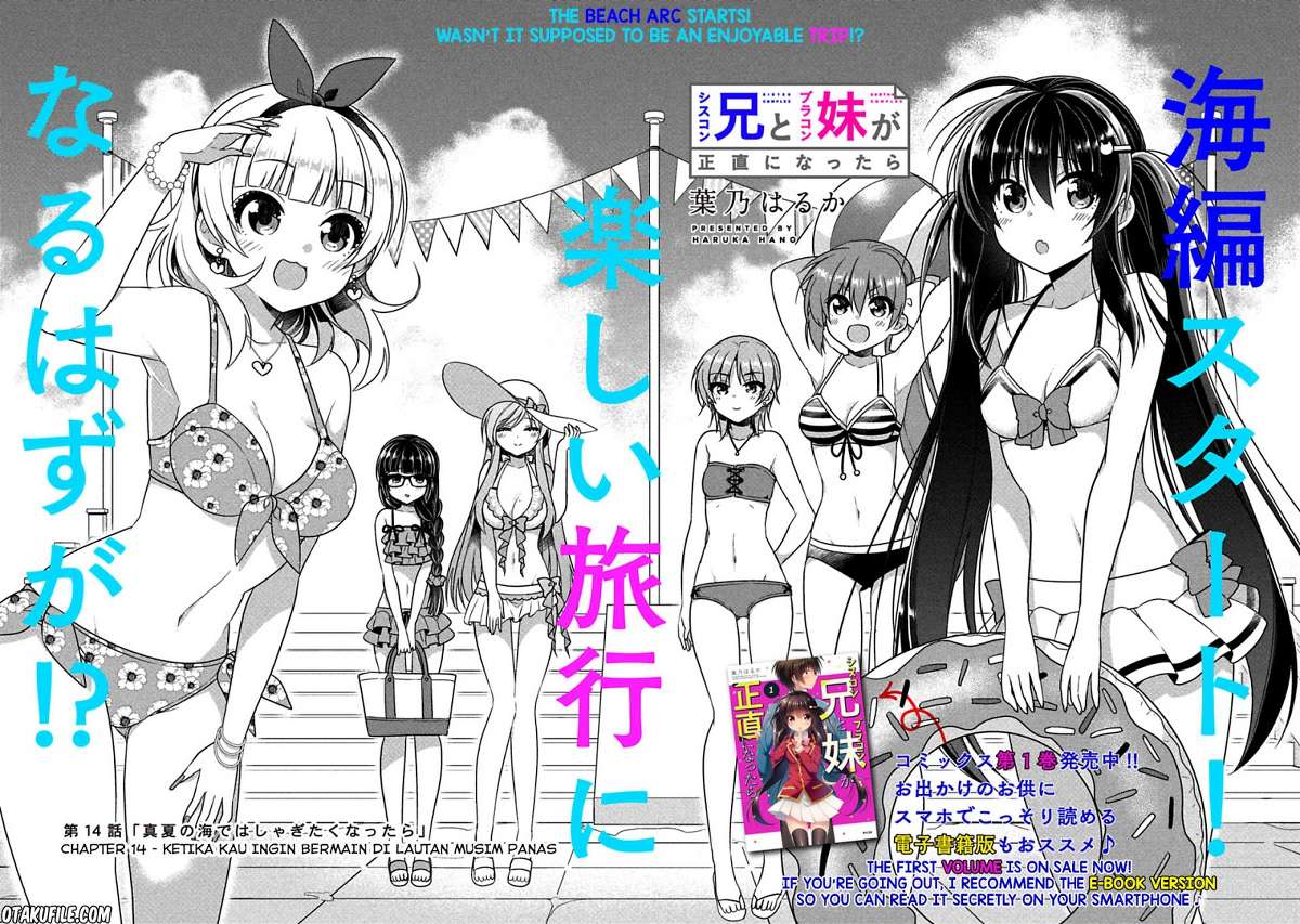 Siscon Ani to Brocon Imouto ga Shoujiki ni Nattara Chapter 14