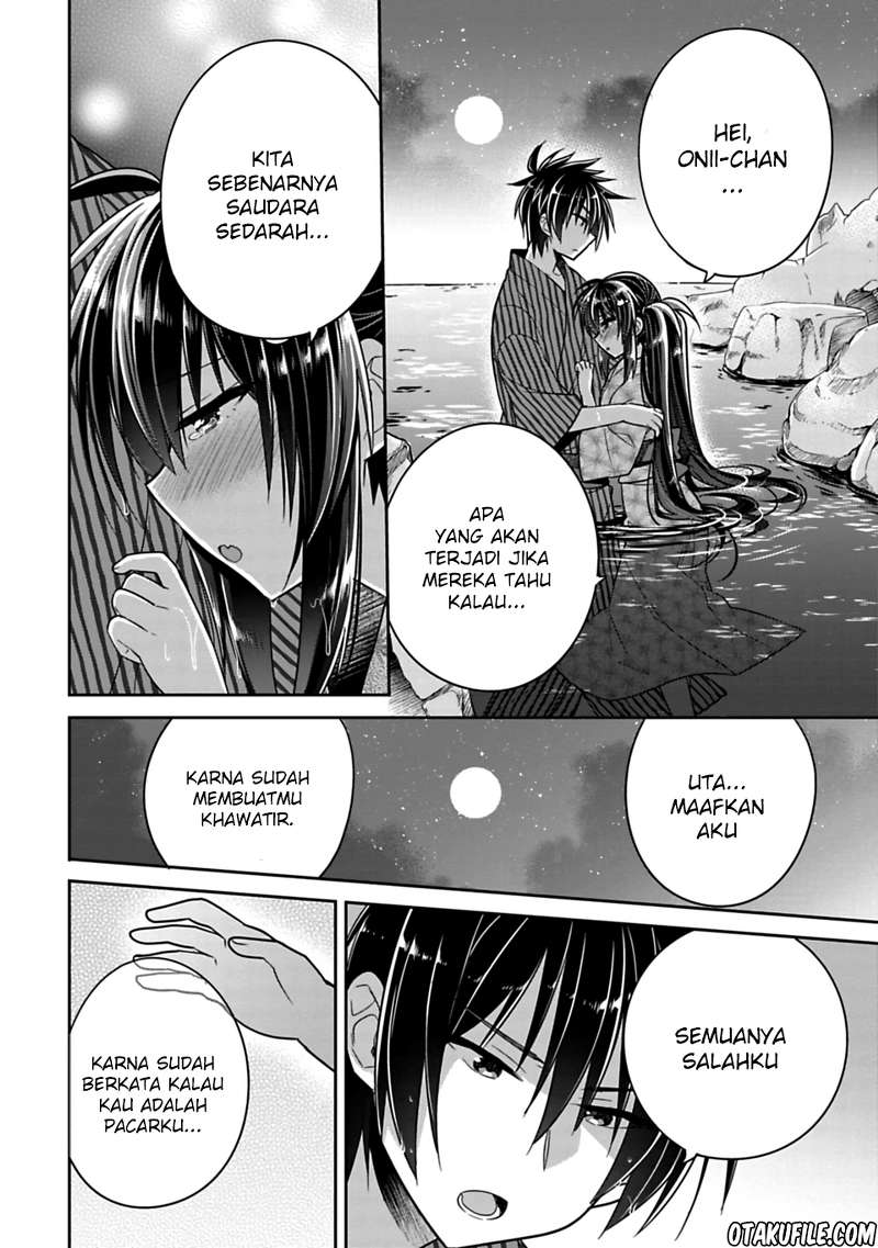 Siscon Ani to Brocon Imouto ga Shoujiki ni Nattara chapter 15.5 halaman 8