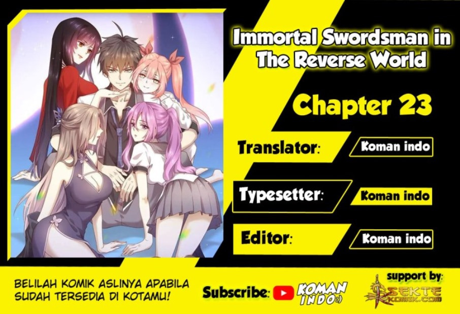 Immortal Swordsman in The Reverse World Chapter 23