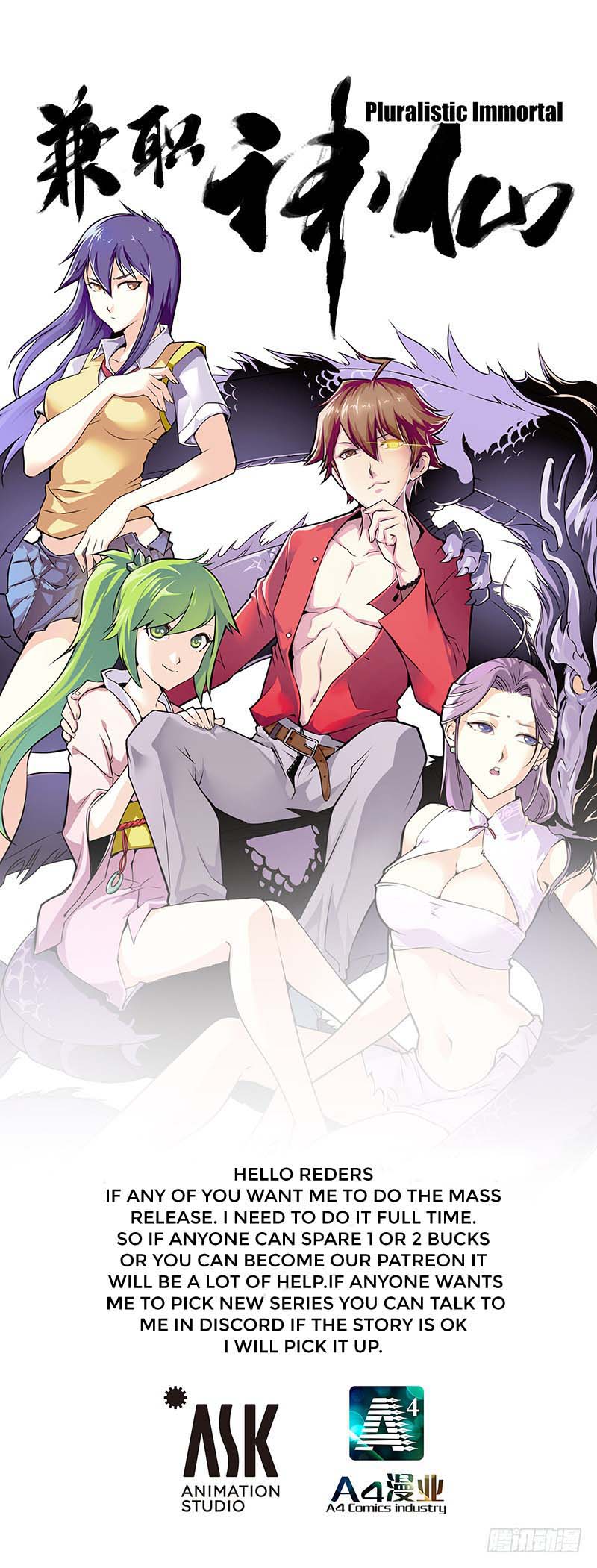 Pluralistic Immortal Chapter 30 Bahasa Indonesia page 1