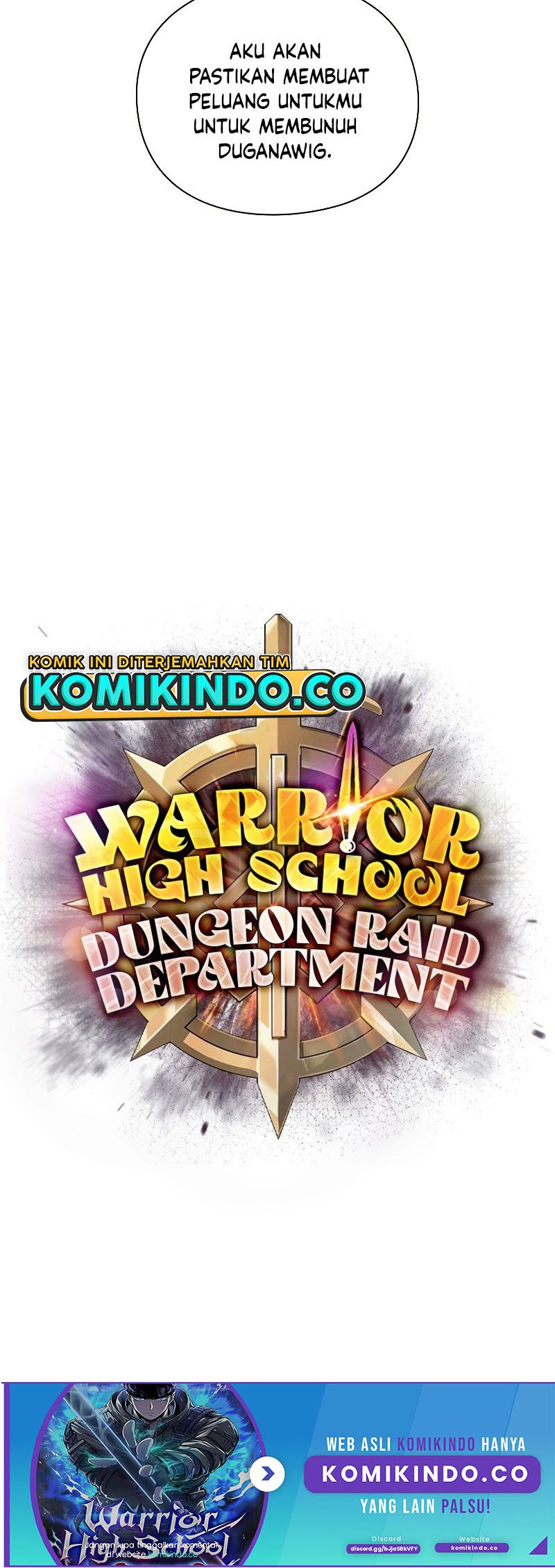 Warrior High School – Dungeon Raid Department Chapter 28