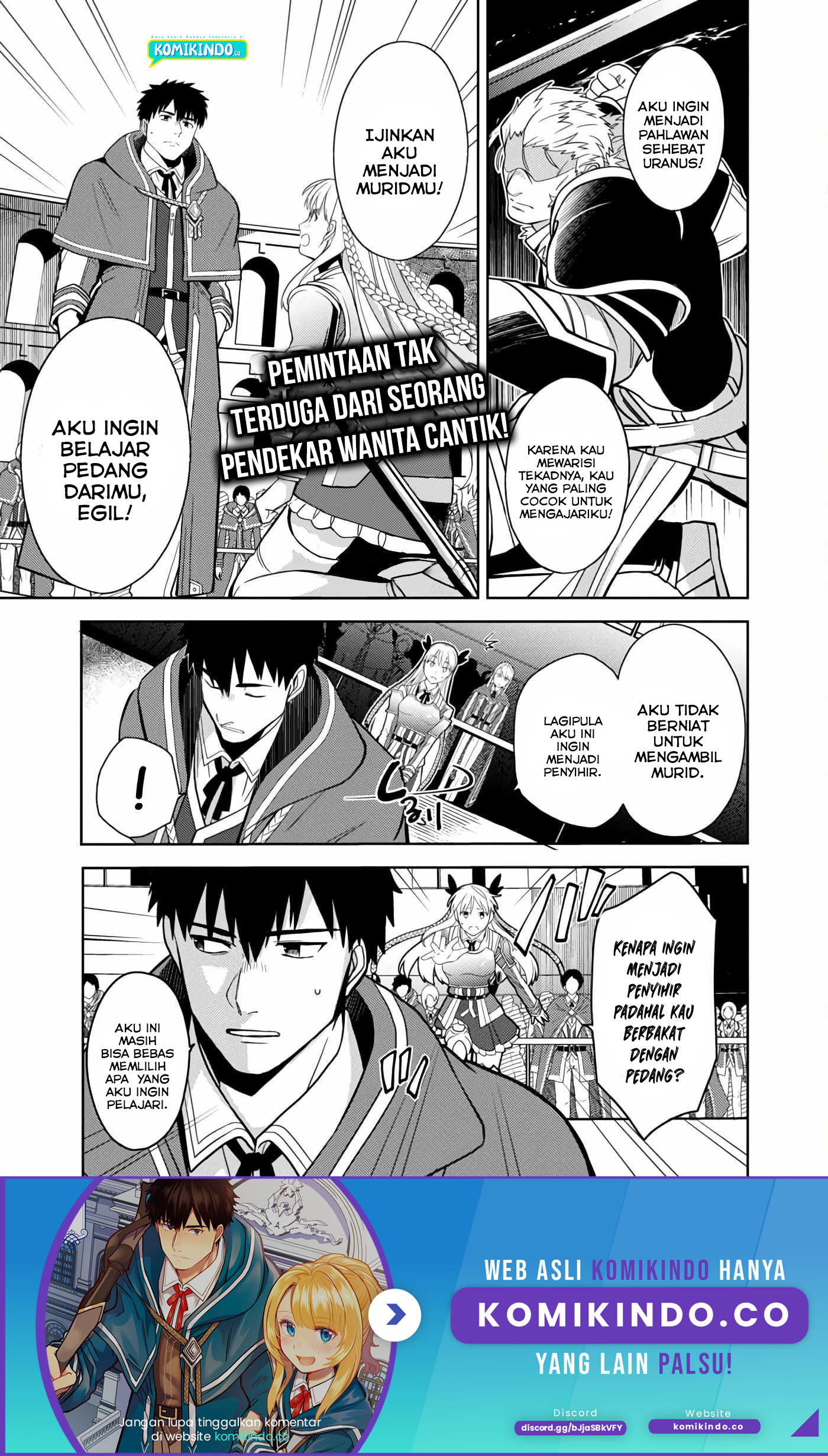 The reincarnated swordsman with 9999 strength wants to become a magician! Chapter 04