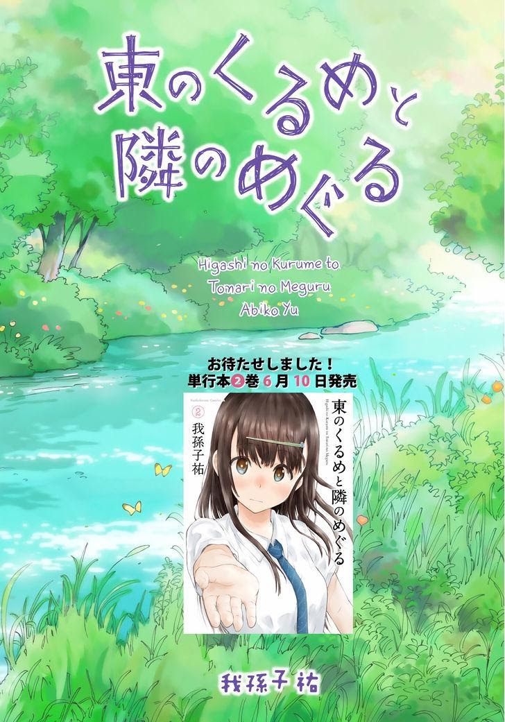 Higashi no Kurume to Tonari no Meguru Chapter 18