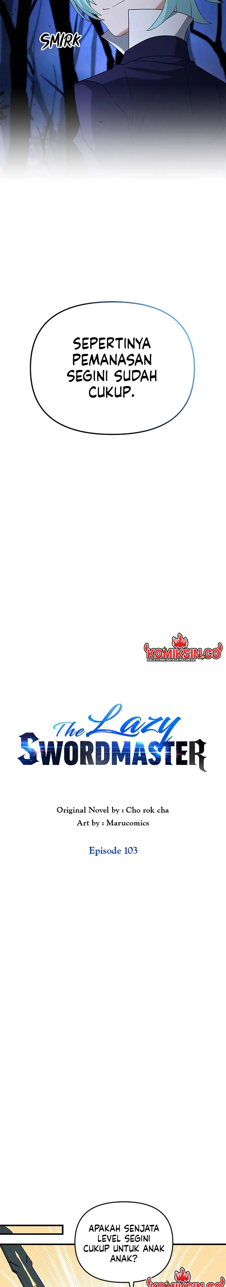 The Lazy Swordmaster Chapter 103