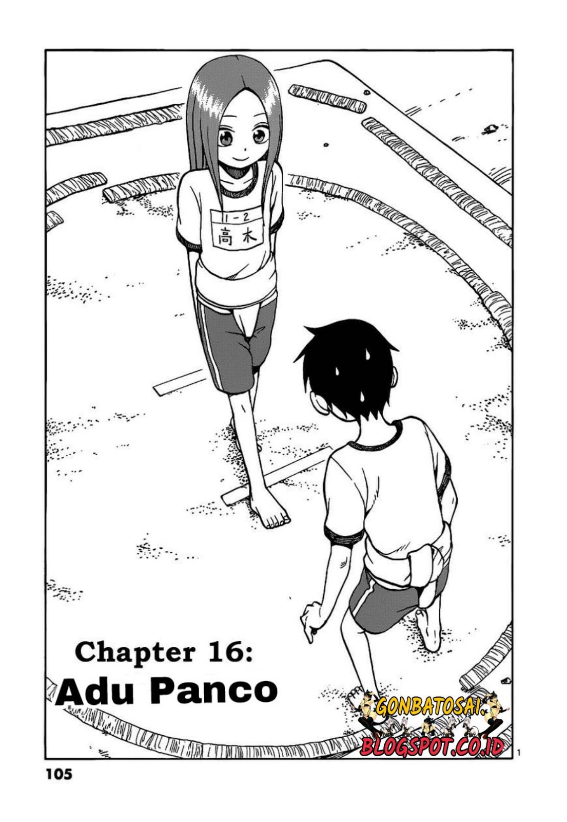 Karakai Jouzu no Takagi-san Chapter 16