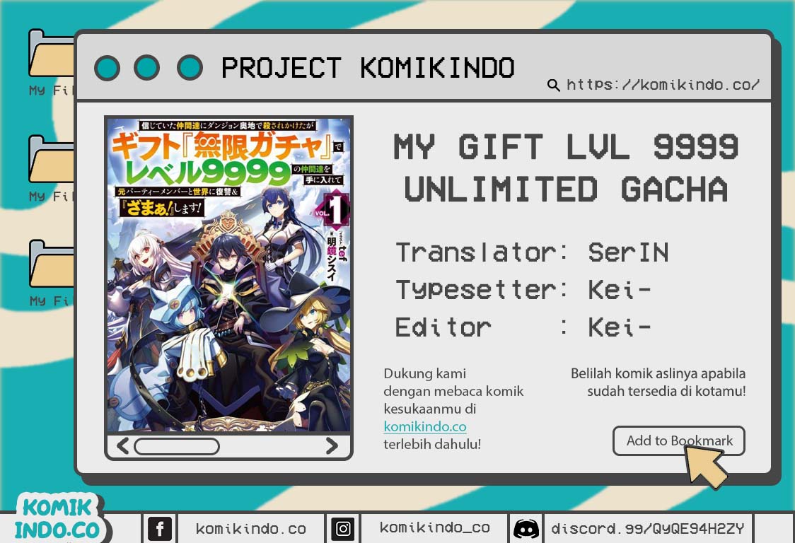 My Gift LVL 9999 Unlimited Gacha Chapter 01