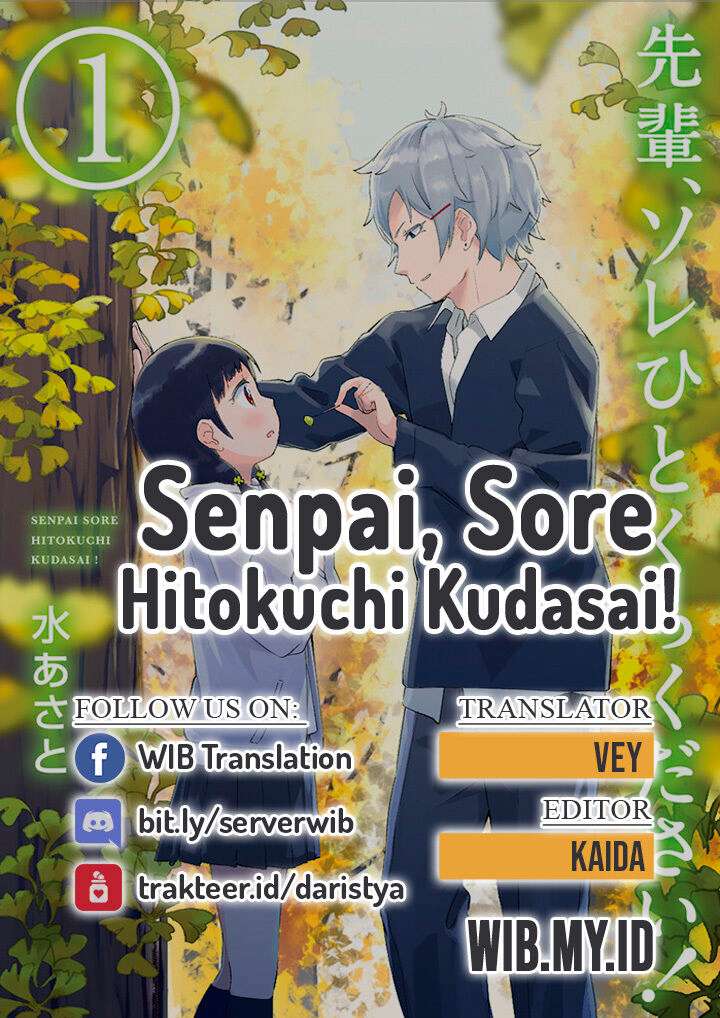 Senpai, Sore Hitokuchi Kudasai! Chapter 16