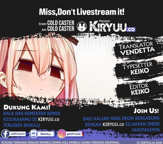Miss, don’t livestream it! Chapter 24