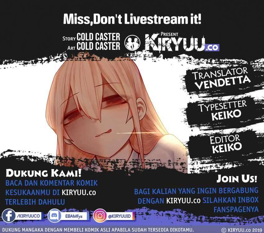 Miss, don’t livestream it! Chapter 25-1