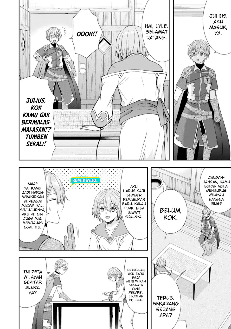 Tensei Ryoushu no Yuuryou Kaitaku: Zensei no Kioku o Ikashite White ni Tsutometara, Yuunou na Jinzai ga Atsumari Sugimashita chapter 13.1 halaman 7
