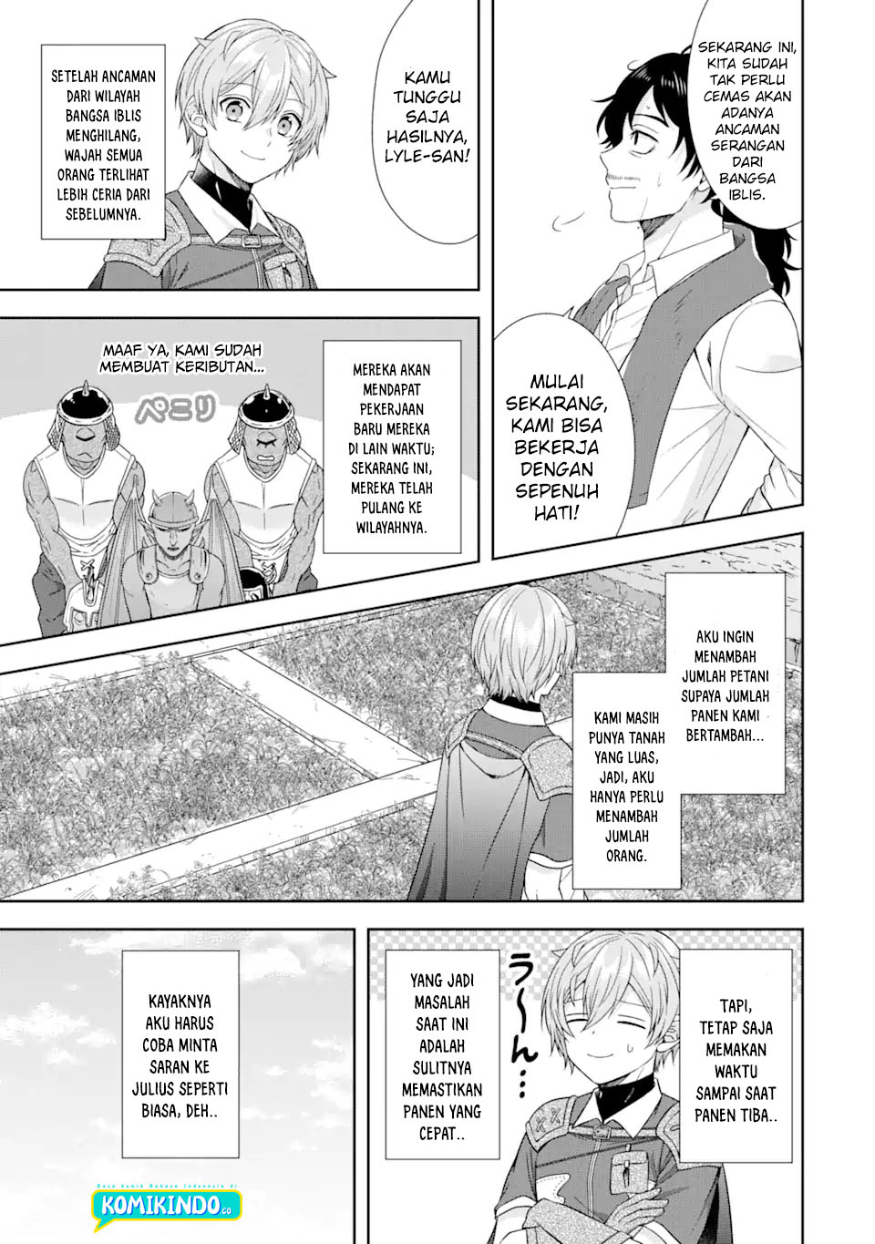 Tensei Ryoushu no Yuuryou Kaitaku: Zensei no Kioku o Ikashite White ni Tsutometara, Yuunou na Jinzai ga Atsumari Sugimashita chapter 13.1 halaman 6