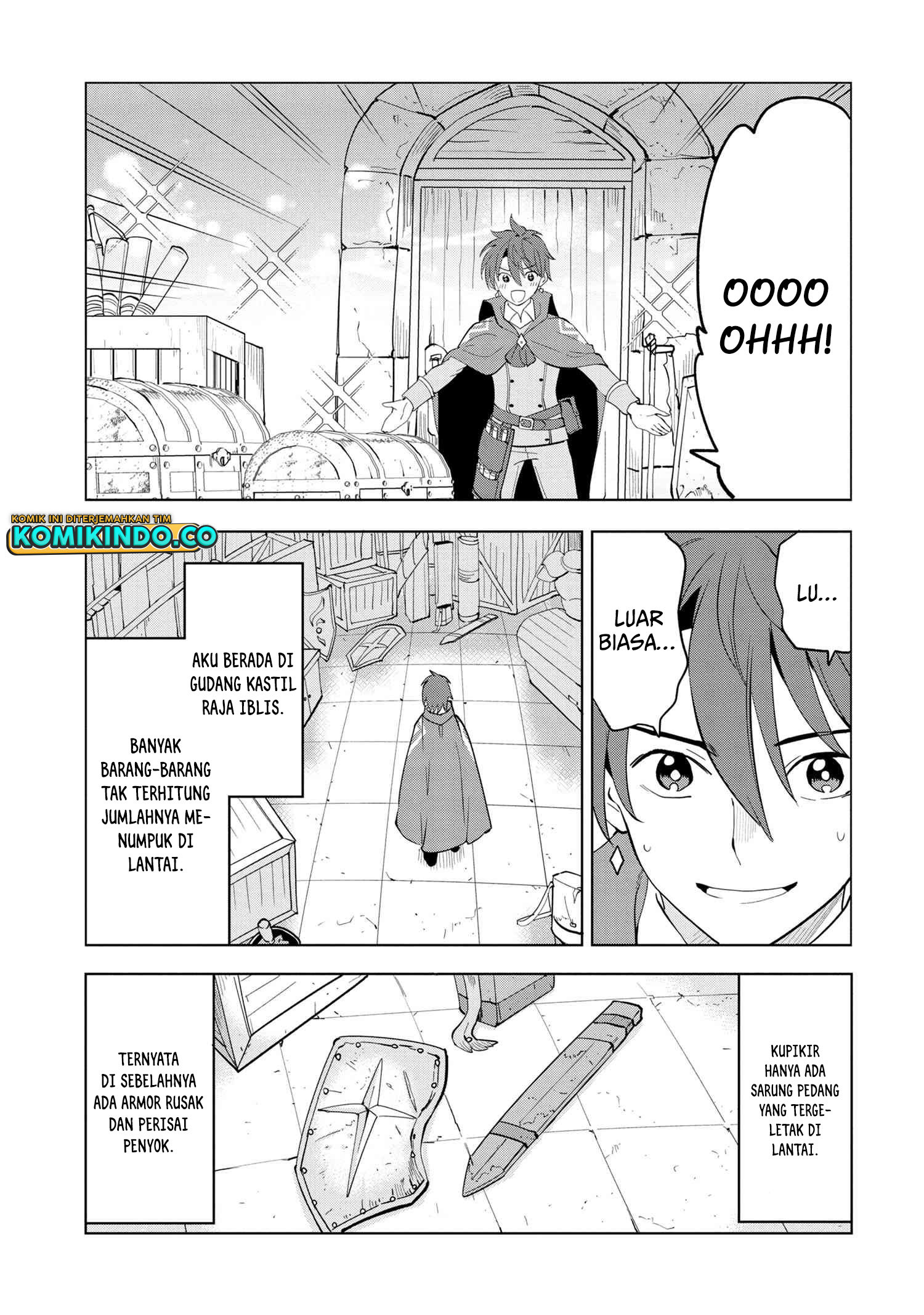 Souzou Renkinjutsushi Wa Jiyuu wo Ouka Suru Kokyou wo Tsuihou Saretara, Maou No Ohizamoto De Chouzetsu Kouka No Magic Item Zukuri Houdai Ni Narimashita chapter 3.1 halaman 6