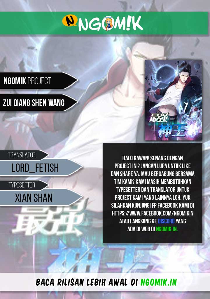 Zui Qiang Shen Wang Chapter 1 Bahasa Indonesia page 0