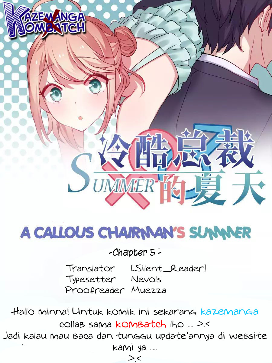 A Callous Chairman’s Summer Chapter 5