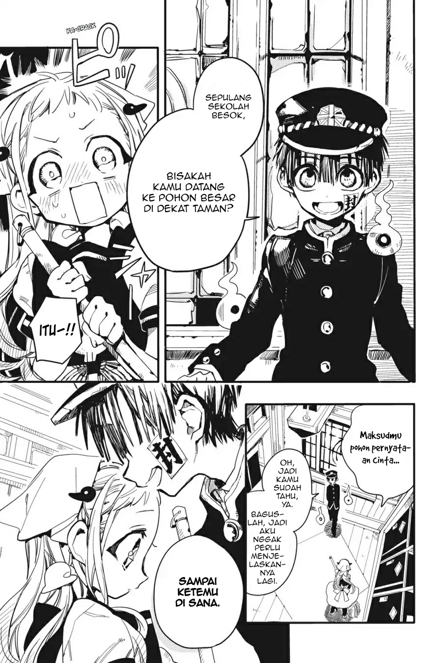 Jibaku Shounen Hanako-kun chapter 8 halaman 13