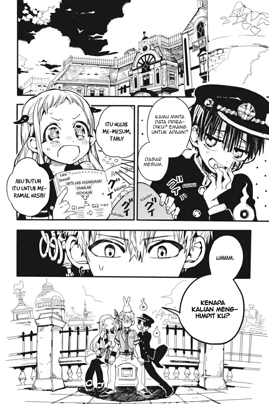 Jibaku Shounen Hanako-kun chapter 9 halaman 4