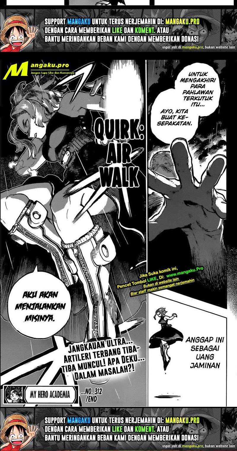 Boku no Hero Academia Chapter 312