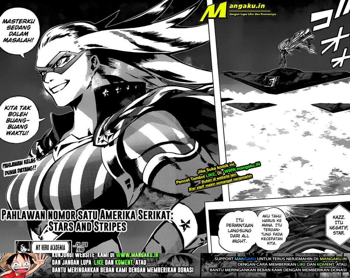 Boku no Hero Academia Chapter 328