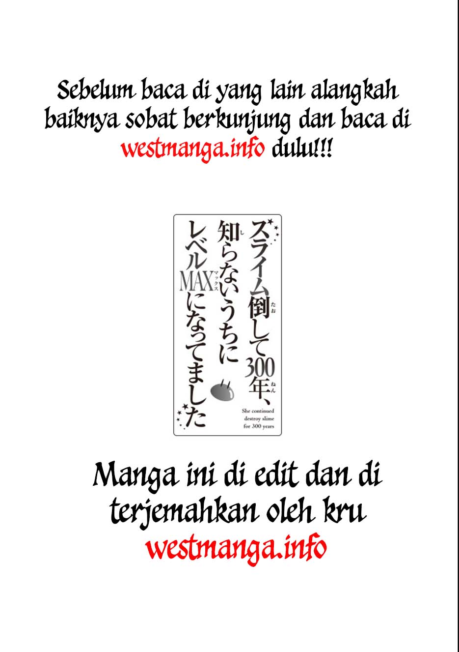 Slime Taoshite 300-nen, Shiranai Uchi Ni Level Max Ni Natteshimatta Chapter 1 Bahasa Indonesia page 3