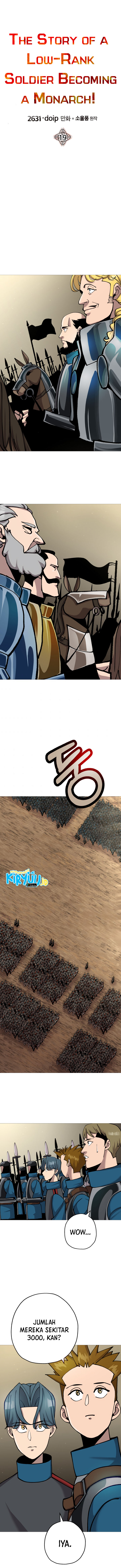 The Story of a Low-Rank Soldier Becoming a Monarch Chapter 19 halaman 2