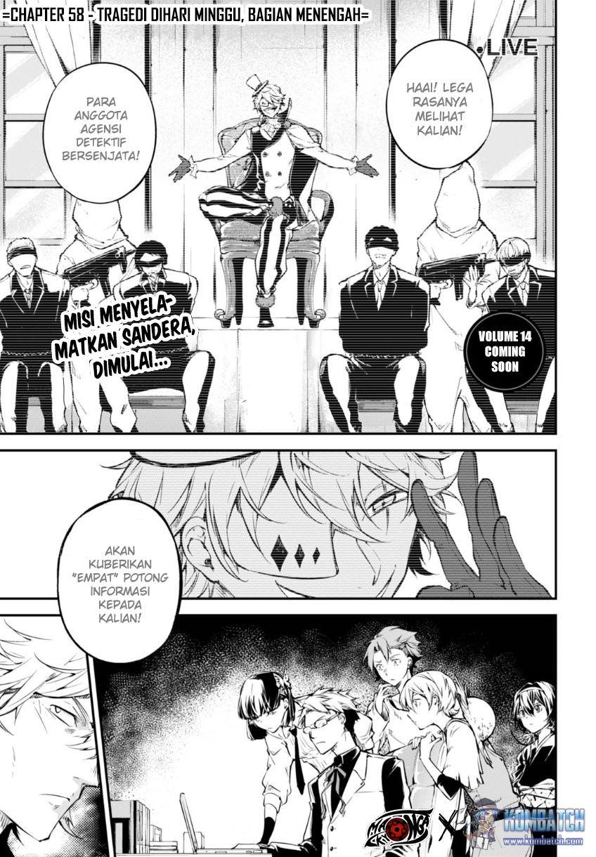 Bungou Stray Dogs Chapter 58