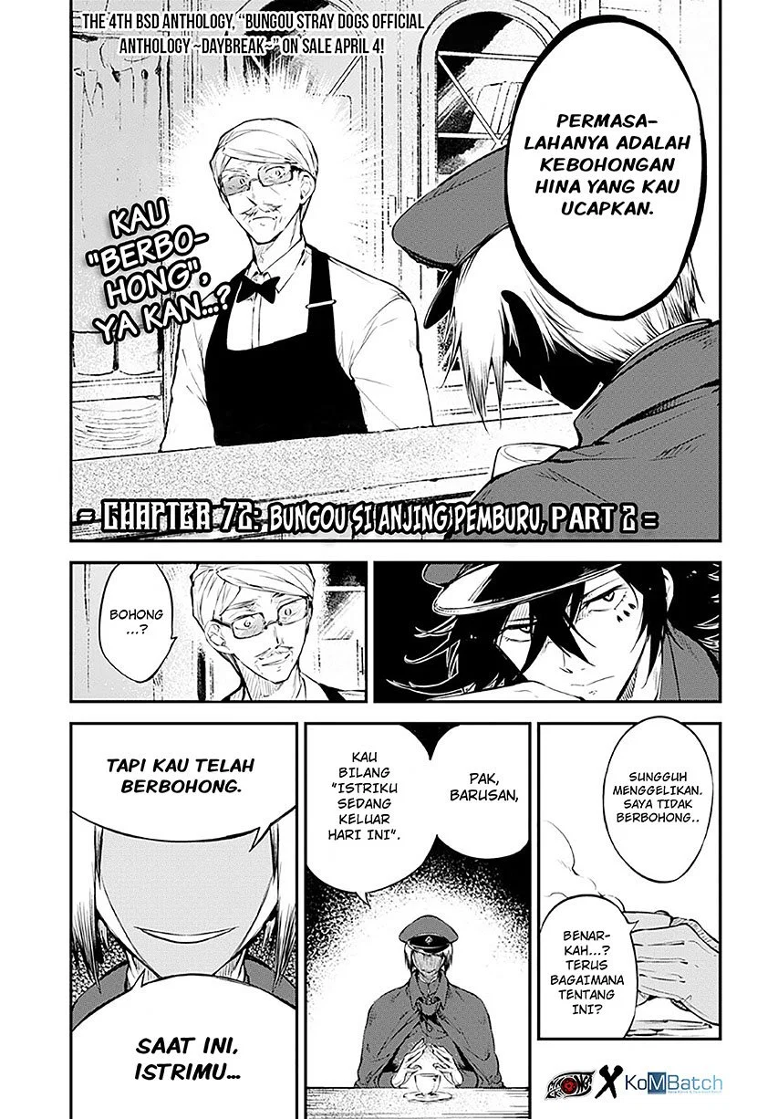 Bungou Stray Dogs Chapter 72