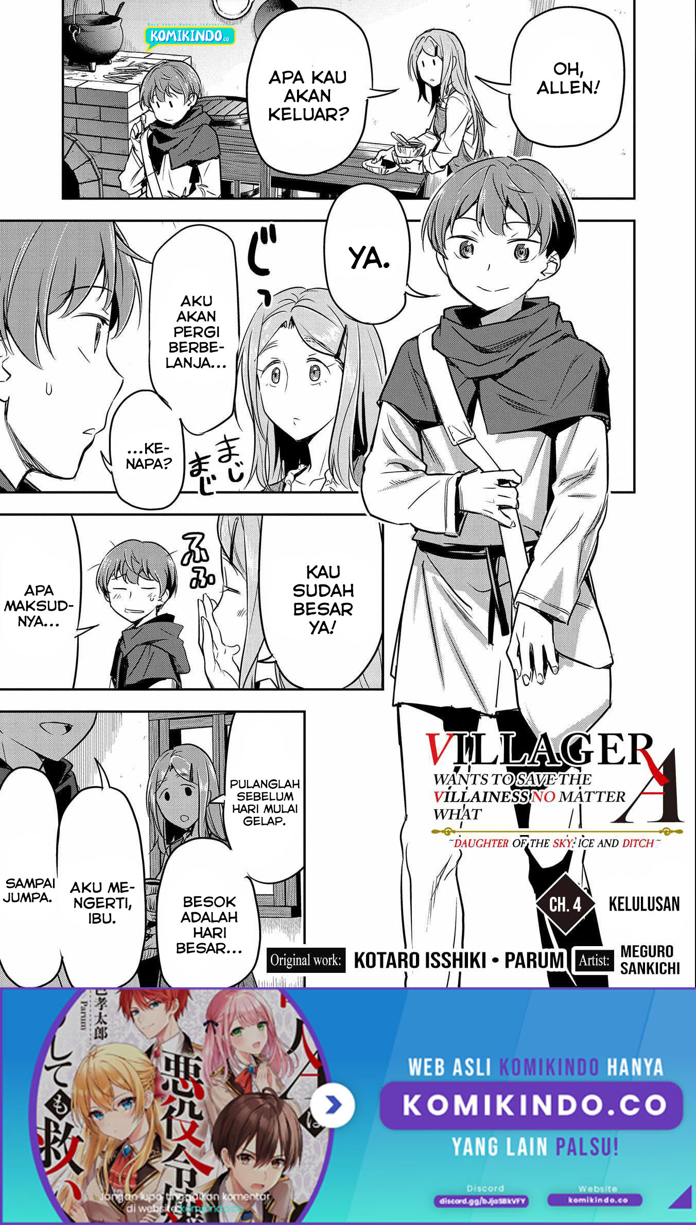 Villager A Wants to Save the Villainess no Matter What! Chapter 04