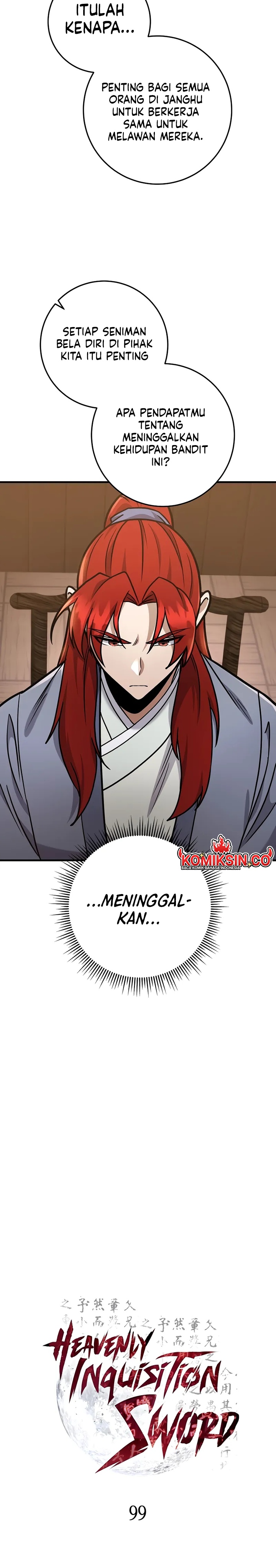 Heavenly Inquisition Sword Chapter 99