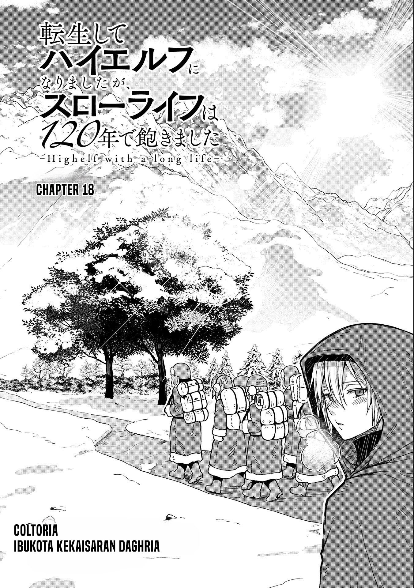 Tensei Shite High Elf ni Narimashitaga, Slow Life wa 120-nen de Akimashita Chapter 18